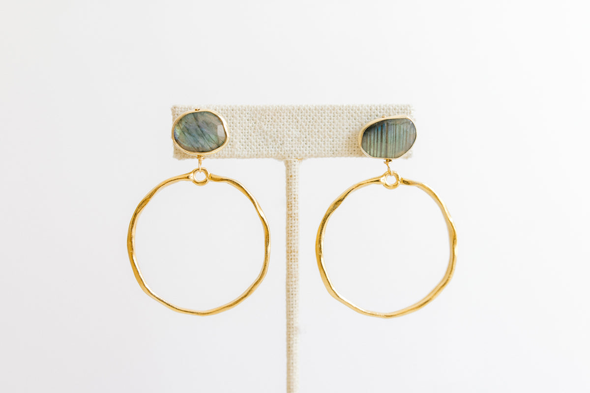 Hoops - Labradorite