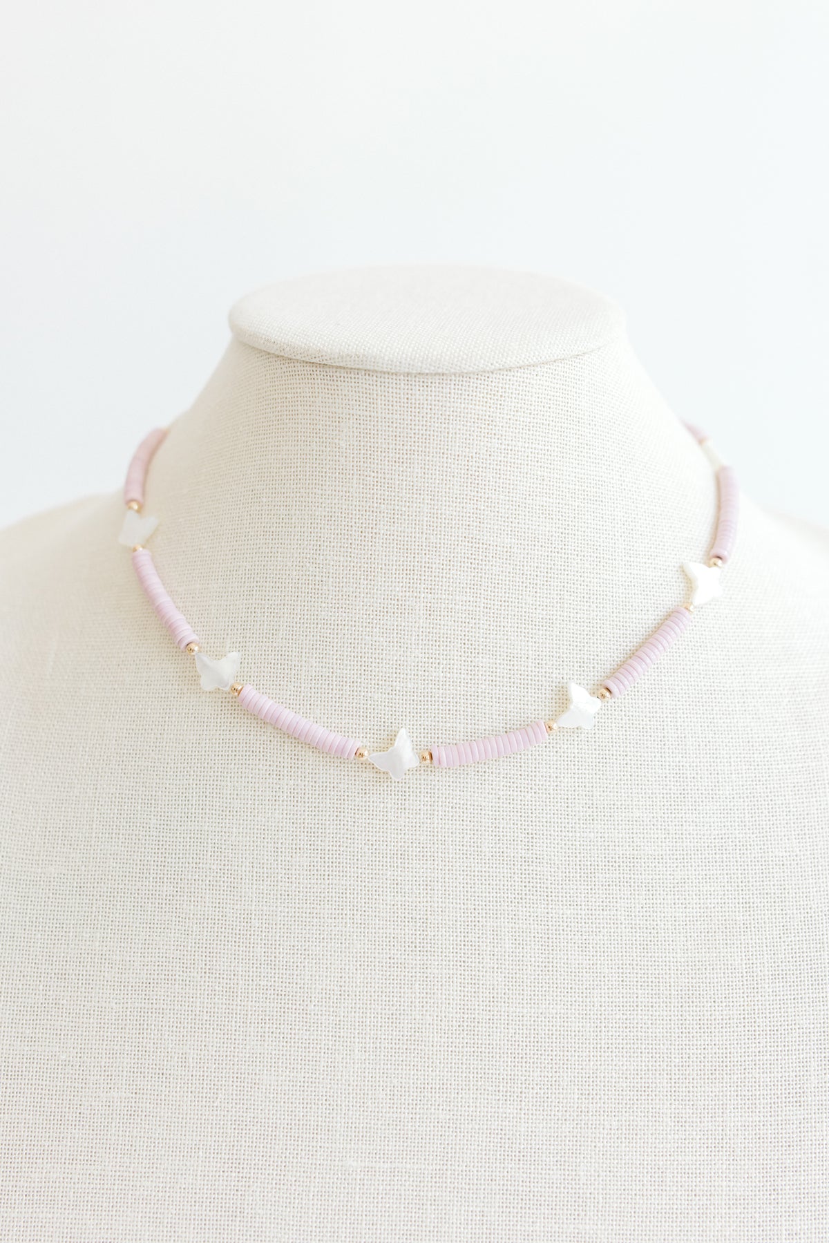 Cluster Flutterby Necklace - Lavender