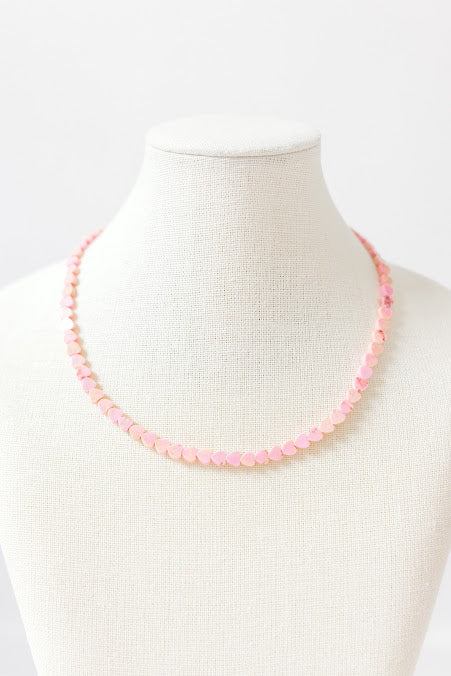 All Heart Necklace - Pinky