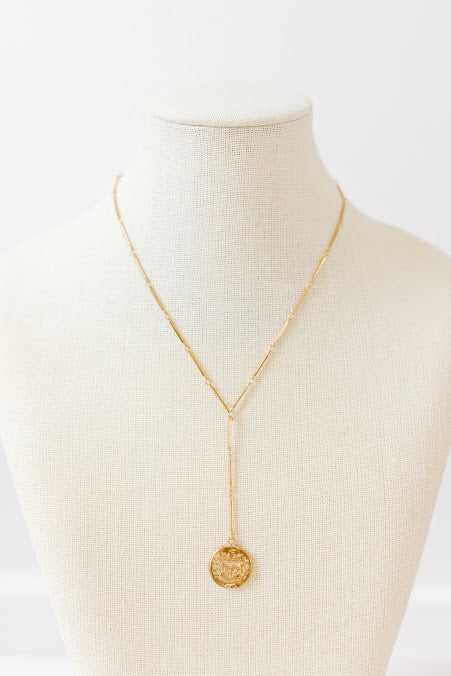 Y Necklace - Coin