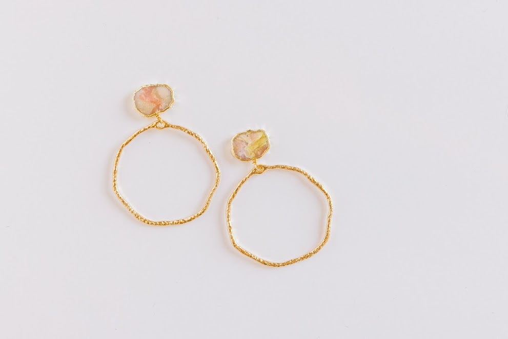 KG Hoop - Pink Opal