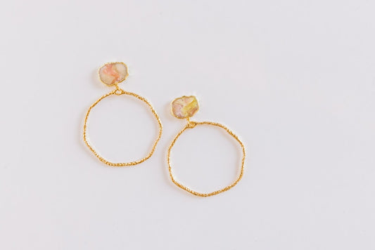 KG Hoop - Pink Opal