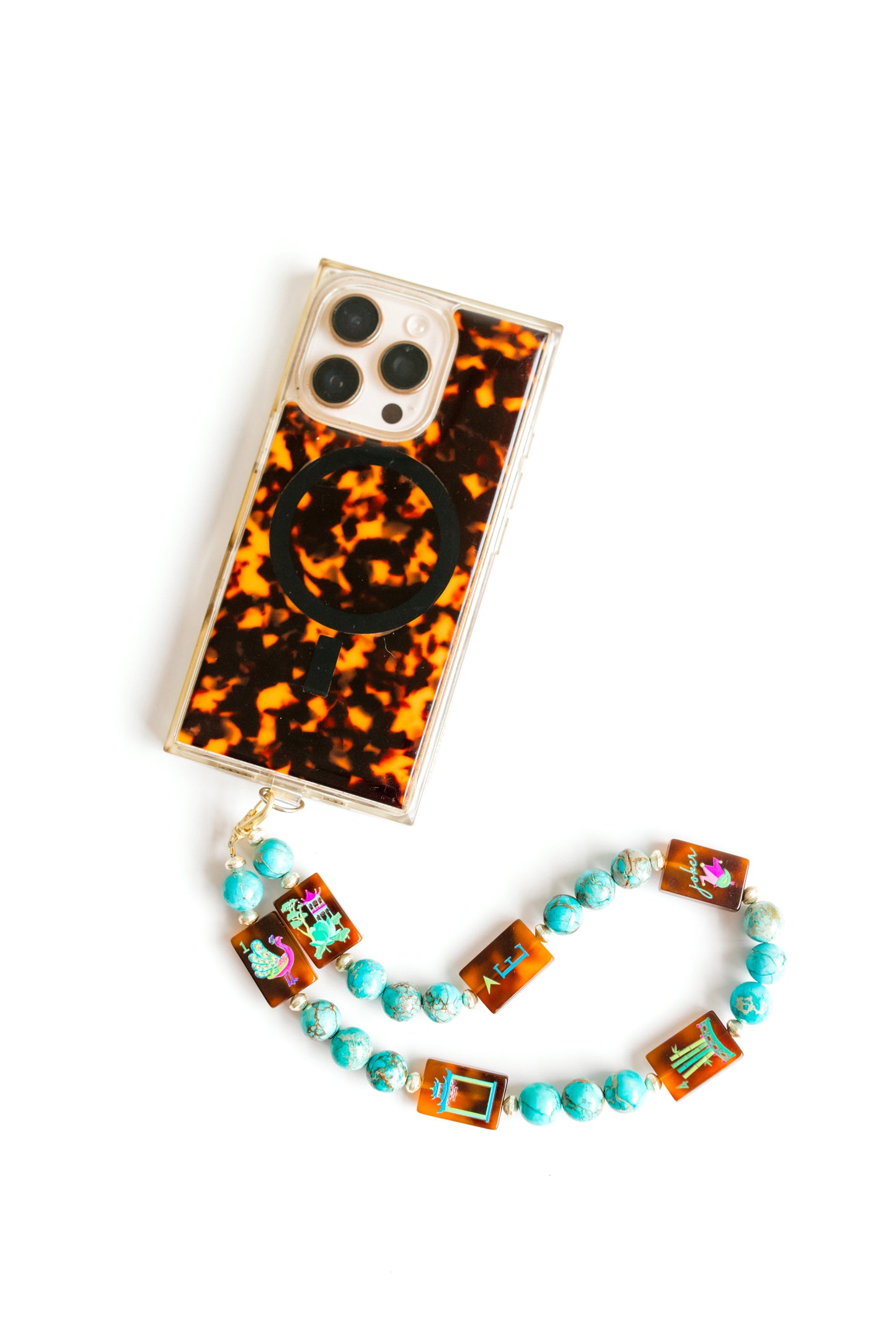 Oh My Wristlet - Turq & Tortoise