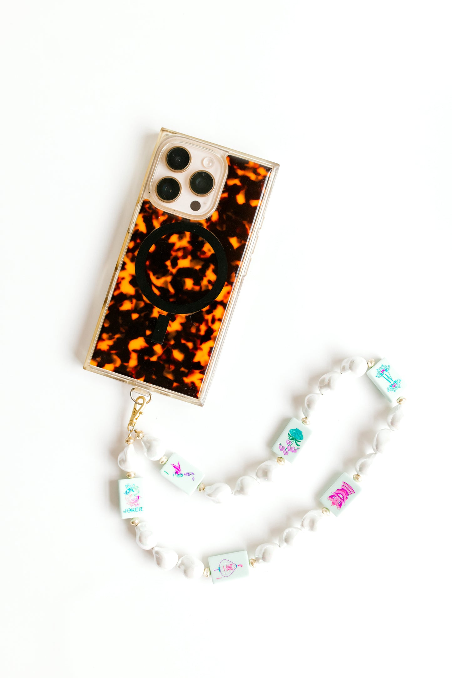 Oh My Wristlet - Pearl & Mint