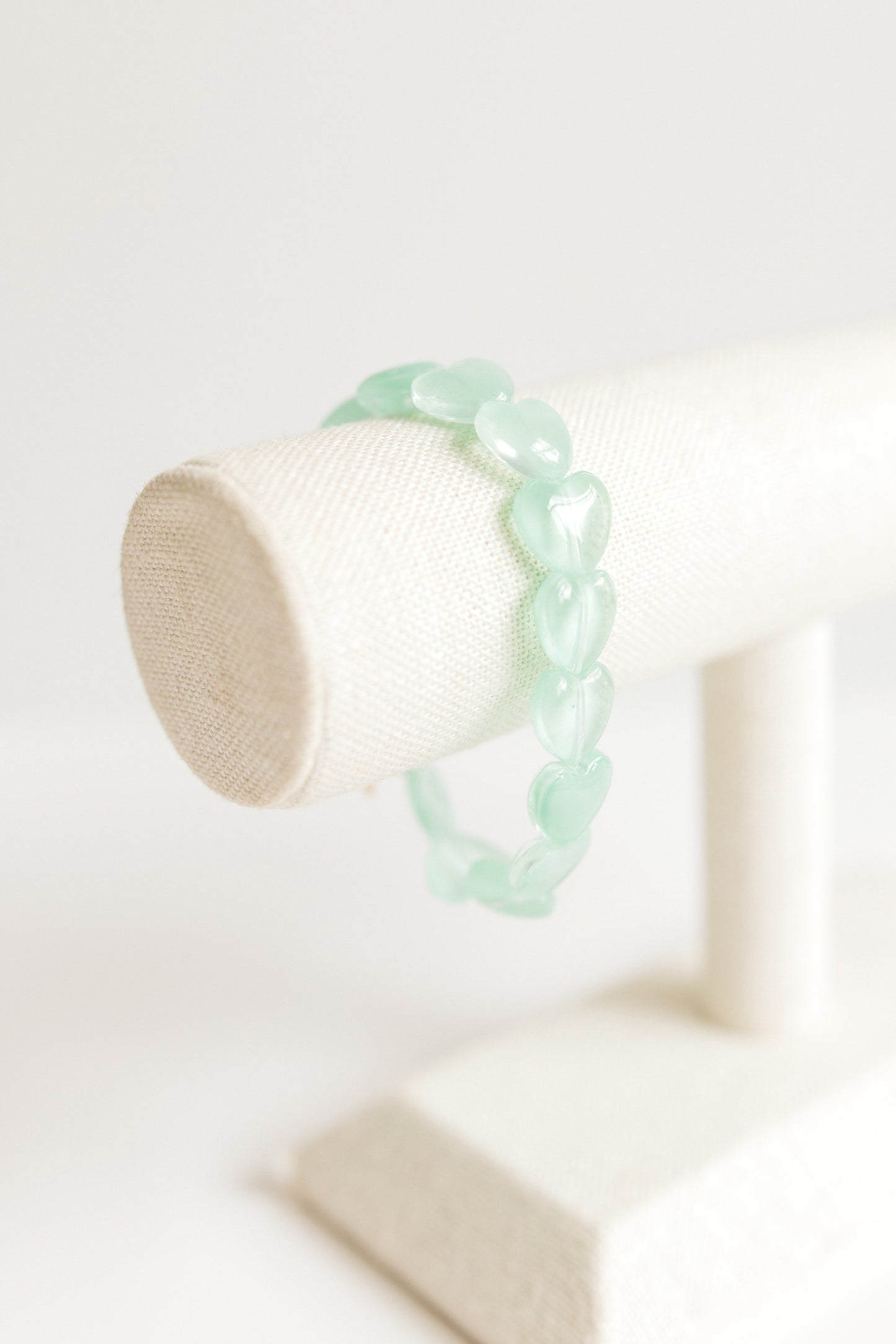 Mint Heart Bracelet